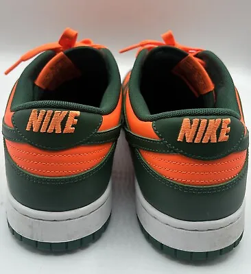 Size 10 - Nike Dunk Low Miami Hurricanes • $70