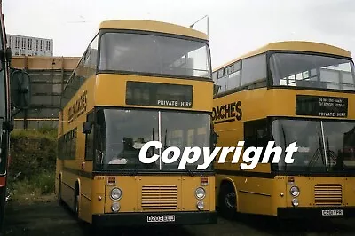 Bournemouth Yellow Coaches 203 D203ELJ Volvo B10M East Lancs Colour Bus Photo • £1.10