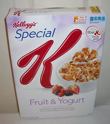 #11730 Kellogg's 2014 Special K Fruit & Yogurt Cereal BOX ONLY • $101.71