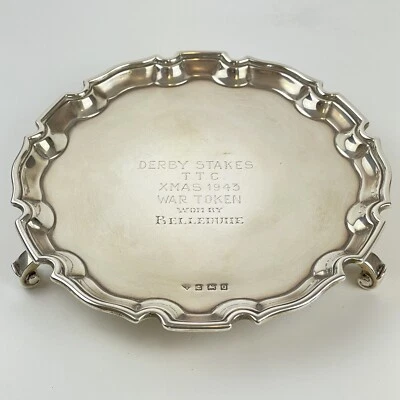 £249 • Buy Solid Silver Trinidad Derby Stake TTC Xmas 1943 War Token Belledune Horse Racing