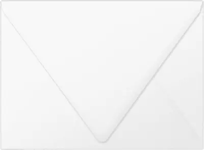 A6 Contour Flap Invitation Envelopes | 4 3/4  X 6 1/2  | Bright White | 70Lb. Te • $57.99