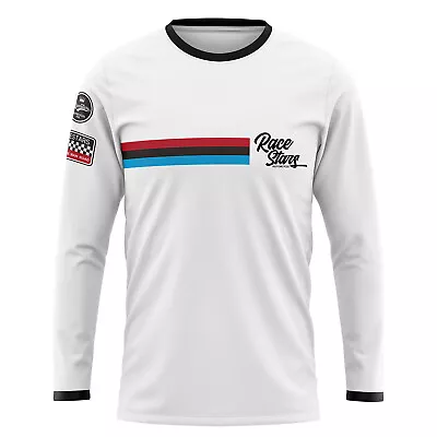 Motocross Shirt Men's Cycling Jersey Racing Long Sleeve Mountain Bike MTB MX ATV • $18.99