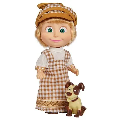 Masha & The Bear – Masha's Animal Friends - 5inch Doll & Dog • $12.90