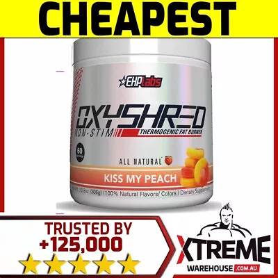 Ehp Labs Oxyshred Non-stim 60 Srv Apple// Fat Burner Loss Oxy Shred Thermogenic • $61.95