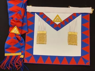 Masonic Royal Arch Companions Apron Set Apron Sash Case And Jewel RA Chapter • £74.99