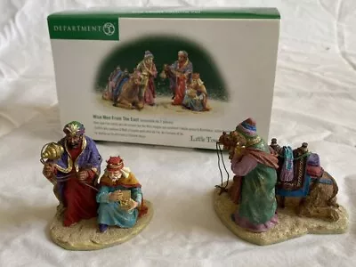 Dept 56 Little Town Of Bethlehem Nativity Wise Men From The East 59792 Set 2 • $35