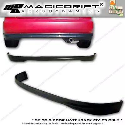 For EG Honda Civic Type R CTR 3D Hatch Hatchback REAR Bumper Lip Urethane • $54.99