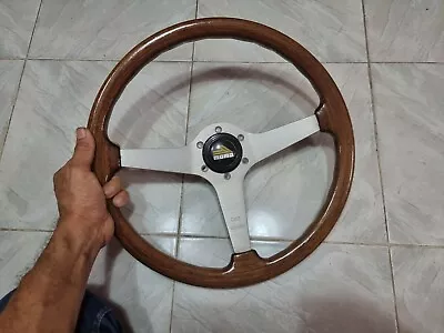 MOMO Gritti 1980 Wood Steering Wheel RARE Ferarri Porsche Alpina BMW  VW BENZ  • $750