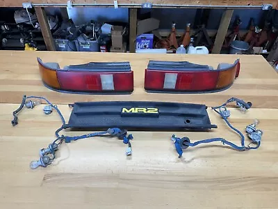 TOYOTA MR2 SW20 91-95 Zenki Tail Lights Pair Set Center Panel Wiring OEM Damaged • $375