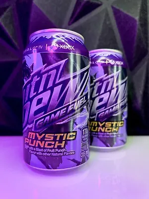 🟣 New Limited Edition Diablo Mountain Dew Game Fuel Mystic Punch Fruit (2 Cans) • $10.99