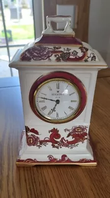 Mason's Ironstone  Mandalay Red Quartz Clock.  • £10.99