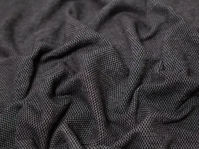 Jacquard Fleece Back Sweatshirt Stretch Knit Fabric 150cm/60  Wide - Per Metre • £29.99