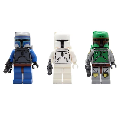 £9.53 • Buy Fett Trio Pack Cloud City Boba Fett, Jango Fett, White Boba (CUSTOMS) Star Wars