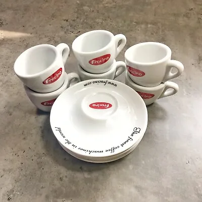 £14.95 • Buy **clearance** Fracino 3oz Espresso Cup & Saucer Set Of 12 (6 Cups & 6 Saucers) 