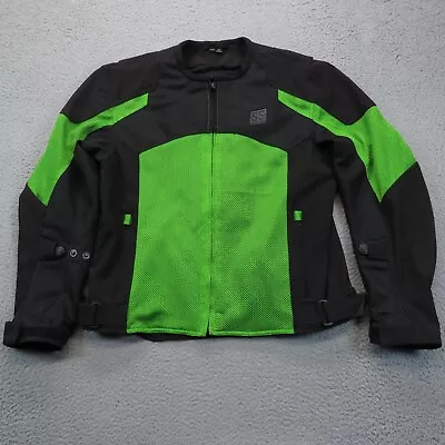 Speed And Strength Motorcycle Jacket Mens Large Mesh Performance Hi Vis Armor • $49.95