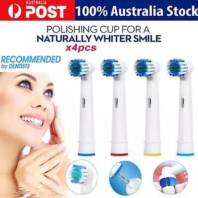 X4 Replacement Toothbrush Heads Electric Brush For Braun Oral B Models Series AU • $13.99