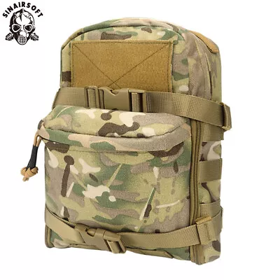 Tactical Mini Hydration Pack Water Bottle Carrier Backpack Assault Molle Pouch • $25.99