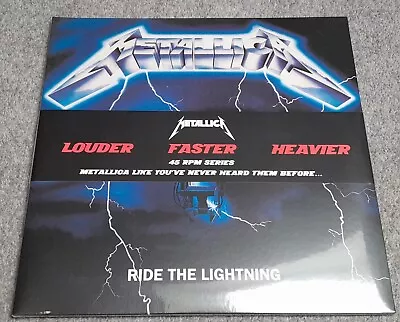 Metallica - Ride The Lightning 45RPM Series Remaster New And Sealed • £75