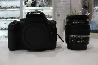 Canon EOS 550D 18.0 DSLR Black With EF-S 18-55mm + Hood & Filter • $279