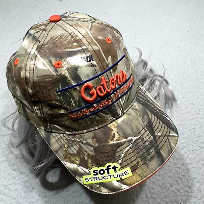 Florida Gators Hat Cap Strapback Green Camouflage RealTree Game Logo Albert NEW • $26