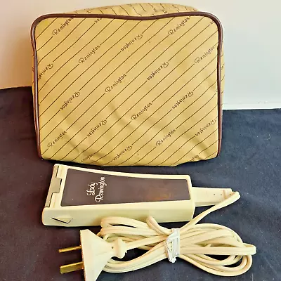 Vintage Lady Remington Electric Razor & Original Zip Up Bag In Working Condition • $29.95