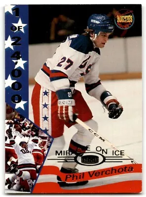 1994-95 Signature Rookies Miracle On Ice Phil Verchota USA #37 • $0.98