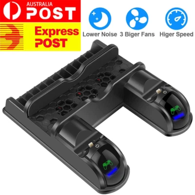 $33.89 • Buy PS4 Stand Cooling Fan Station For Playstation 4/PS4 Slim/PS4 Pro Vertical EXT AU