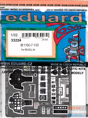 EDU33224 1:32 Eduard Color Zoom PE - Bf 110C-7 (REV Kit) • $29.74