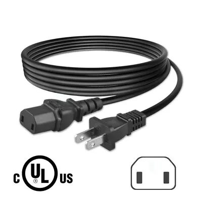 UL 6.6ft AC Power Cord For Sony KDL-46XBR8 KDL-46xbr9 KDL-46z5100 KDL-52WL140 • $8.82