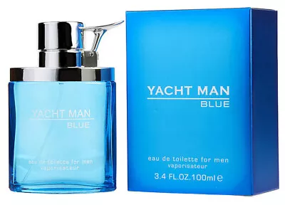 Yacht Man BLUE Cologne By Yacht Man EDT Spray 100ml / 3.4 Oz - NIB • $12.99