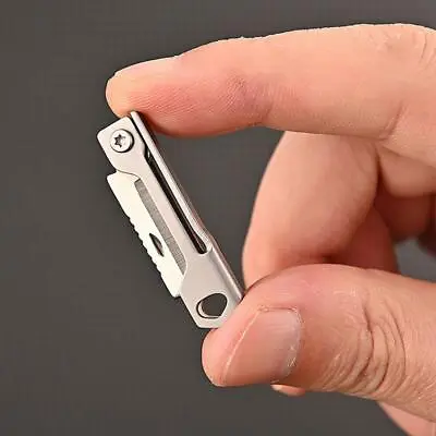 NEW Folding Pocket Knife-Knives- Jackknife Tackle Box Stainless-Steel Mini Tool • $4.06