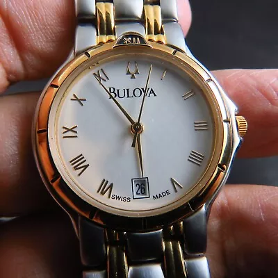 New Swiss Made Swiss Ronda Movement Bulova Special Day Quartz Men Watch • $28