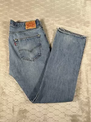 Levi's 501XX Light Wash Men's Jeans - Tag 36x34 Fits 34x32 See Pics • $20