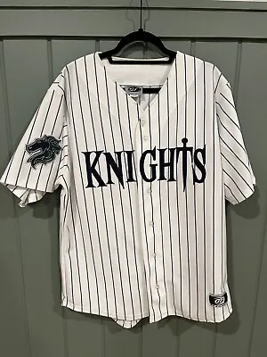 MiLB Charlotte Knights Stitched Minor League Baseball ThrowbackJersey - Large • $46