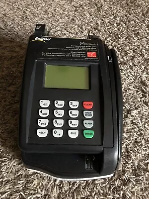 Verifone Eclipse Quartet Telecheck Credit Card Terminal Untested No Charger • $9.80