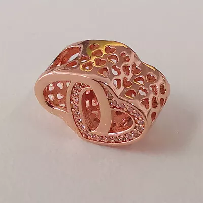 Pandora S925 Rose Gold Bracelet Bead Charm Free Pouch Best Gift • £16