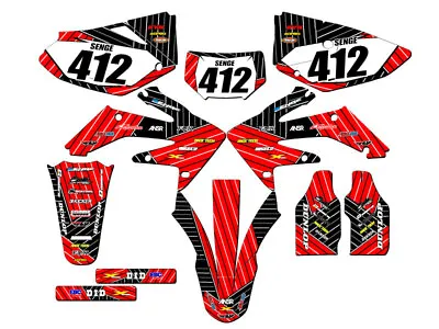 2004-2018 CRF 250 X RACE SERIES Red Senge Graphics Kit Compatible With Honda • $159.99