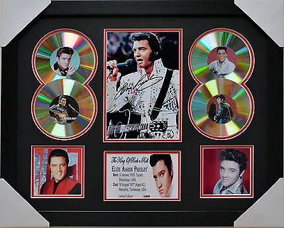 Elvis Presley 4cd Memorabilia Framed Signed Limited Edition  • $120