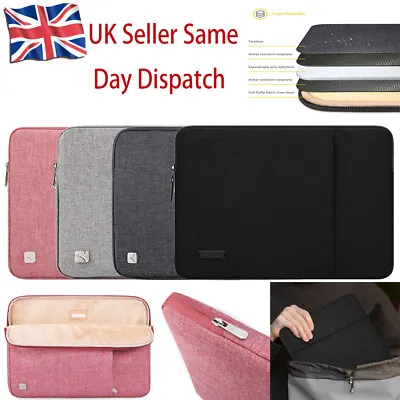 Waterproof Laptop Sleeve Case For NEW 14  16  MacBook Pro M3 13  MacBook Air M2 • £8.99