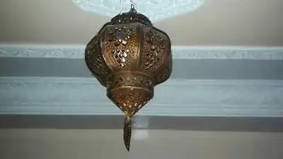 Metal Handmade Moroccan Style Candle Holder Lantern Garden Decorative Lamp • $38