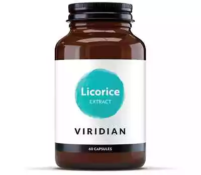 Viridian Licorice Root 60 Vege Cap (BBE 07/25) • £14.99