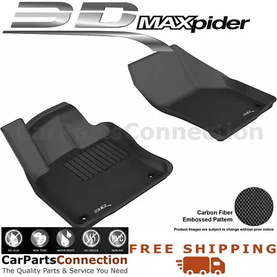 Floor Mats L1VW05011509 For Golf/R/Alltrack/GTI/Sportwagen 15-21 Kagu Black • $105.66