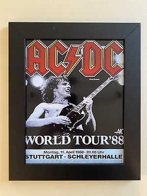 AC/DC Framed 8x10 Photo Concert Poster • $39