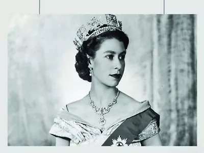 Queen Elizabeth Poster Vintage Iconic Print Black And White A3 A4 Size • £12.45