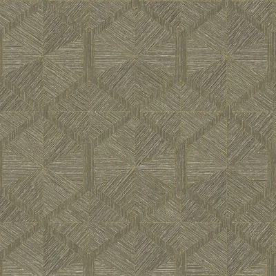£26.04 • Buy Profhome 386904-GU Graphic Wallpaper Metallic Accents Olive Brown Gold 5.33 M2