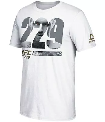 Reebok Mens 229 Conor McGregor Graphic T-Shirt White XX-Large • $20.38