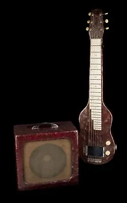 Vintage Magnatone Lap Steel And Matching Student Model M199-3-J Combo Guitar Amp • $999.99