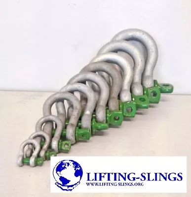 Heavy Duty Green Pin Alloy Bow Lifting Shackles 0.33ton To 55ton - 4x4 Recovery • £6.84