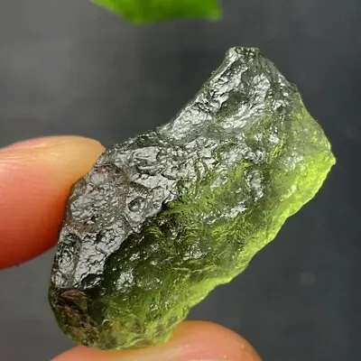 30CT Moldavite Genuine Raw Moldavite Crystal From Czech Republic PICcertificate • $10.50