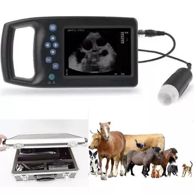 Portable Handheld Pet Cat Dog Ultrasound Doppler Scanner Vet Pregnancy Machine • £595.89